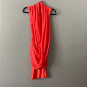 Supertrash Born In LA Dress Bright Coral XSmall